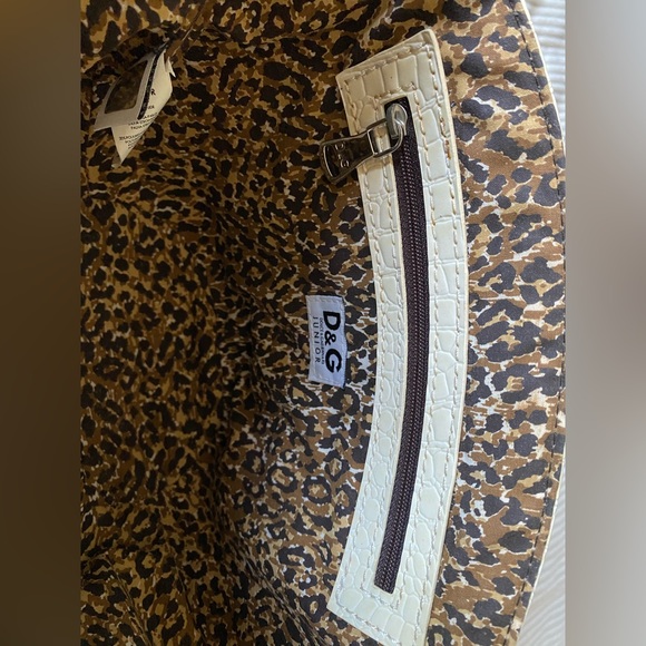 D&G Straw and Cream Leather Shoulder Tote main image 0